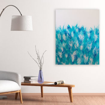Abstract Painting Urban Jungle Room